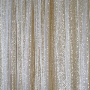 20ft x 10ft Grand Duchess Sequin Backdrop - Champagne