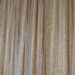 20ft x 10ft Grand Duchess Sequin Backdrop - Gold