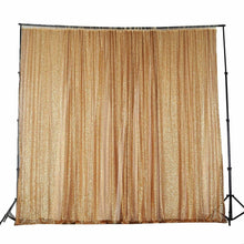 Load image into Gallery viewer, 20ft x 10ft Grand Duchess Sequin Backdrop - Gold
