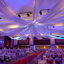 Load image into Gallery viewer, 12 Panel 28&quot; Hoop Ceiling Draping Hardware Kit For Wedding Party Banquet Event - FREE Tool Kit
