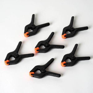 6 Pcs 3.75"x1.75"wide Heavy Duty Nylon Photographic Backdrop Muslin Clamps Clips