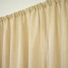Load image into Gallery viewer, 20ft x 10ft CHAMBURY CASA Fine Rustic Burlap Backdrop Natural Tone
