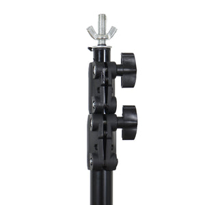 10FT  Adjustable Crossbar Kit Wedding Photography Muslin Backdrop Stand + FREE Backdrops
