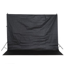 Load image into Gallery viewer, 10FT  Adjustable Crossbar Kit Wedding Photography Muslin Backdrop Stand + FREE Backdrops
