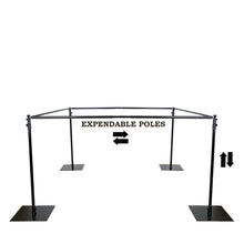 Load image into Gallery viewer, 10FTx10FT Adjustable Crossbar Kit Wedding Photography Canopy And Drape Backdrop Stand
