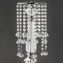Load image into Gallery viewer, 22&quot; Tall Flower Stand Crystal Pendants Chandelier Wedding Centerpiece

