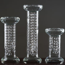Load image into Gallery viewer, 18&quot; Gemcut Egyptian Handcrafted Glass Crystal Pillar Vase Chandelier Table Top Wedding Centerpiece - 1 PCS
