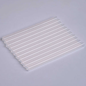 10 pcs Clear Glitter Hot Melt Glue Sticks For DIY Art Craft Sealing Repair Tool - 7mm x 4"