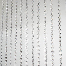 Load image into Gallery viewer, 20ft x 3ft Clear Diamond Strand Acrylic Crystal Bead Curtain Backdrop Wedding Party Decor - Metal Rod Top
