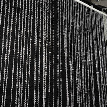 Load image into Gallery viewer, 20ft x 3ft Clear Diamond Strand Acrylic Crystal Bead Curtain Backdrop Wedding Party Decor - Metal Rod Top
