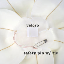 Load image into Gallery viewer, 12&quot; Large Foam Rose Backdrop Wall Decor - Cream - 4 pcs
