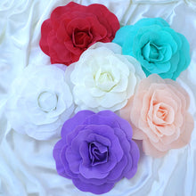 Load image into Gallery viewer, 12&quot; Large Foam Rose Backdrop Wall Decor - Lavender - 4 pcs
