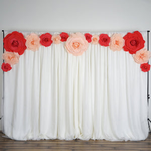 20" Large Foam Rose Backdrop Wall Decor - Red - 2 pcs