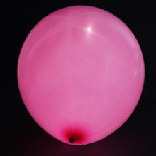 Load image into Gallery viewer, 12&quot; LED LIGHT UP THE NIGHT Latex Balloons 10/pk - White/Fushia
