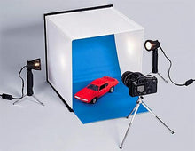 Load image into Gallery viewer, 16” x 16” Table Top Photo Photography Studio Lighting Light Tent Kit in a Box
