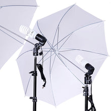 Load image into Gallery viewer, 10Ft Background Support System, 600W 6500K White Umbrella Lighting Photo Video Studio Kit With Chromakey Background Muslins (Green Black White) - Free Carry Case
