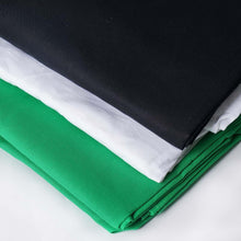 Load image into Gallery viewer, 10Ft Background Support System, 600W 6500K White Umbrella Lighting Photo Video Studio Kit With Chromakey Background Muslins (Green Black White) - Free Carry Case
