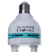 Load image into Gallery viewer, 2 x 5500K 105W Photography Lighting Photo Studio Light Bulbs Daylight Balanced
