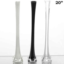Load image into Gallery viewer, 20&quot; Clear Eiffel Tower Wedding Glass Vases-12 PCS
