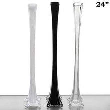 Load image into Gallery viewer, 24&quot; Clear Eiffel Tower Vases-12pc
