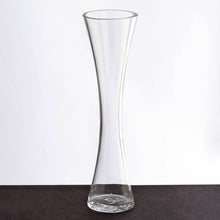 Load image into Gallery viewer, 12&quot; Tall Clear Hourglass Shaped Floral Centerpiece Vase Wedding Party Decoration - 12 PCS
