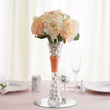 Load image into Gallery viewer, 12&quot; Tall Clear Hourglass Shaped Floral Centerpiece Vase Wedding Party Decoration - 12 PCS
