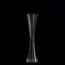 Load image into Gallery viewer, 16&quot; Tall Clear Hourglass Shaped Floral Centerpiece Vase Wedding Party Decoration - 12 PCS
