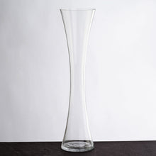 Load image into Gallery viewer, 20&quot; Tall Clear Hourglass Shaped Floral Centerpiece Vase Wedding Party Decoration - 6 PCS
