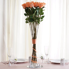 Load image into Gallery viewer, 20&quot; Tall Clear Hourglass Shaped Floral Centerpiece Vase Wedding Party Decoration - 6 PCS
