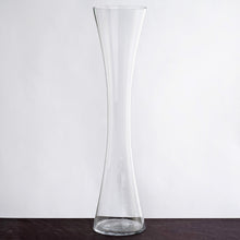 Load image into Gallery viewer, 24&quot; Tall Clear Hourglass Shaped Floral Centerpiece Vase Wedding Party Decoration - 6 PCS
