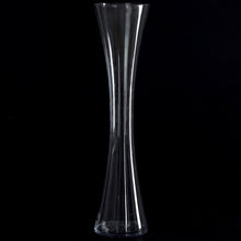 Load image into Gallery viewer, 24&quot; Tall Clear Hourglass Shaped Floral Centerpiece Vase Wedding Party Decoration - 6 PCS
